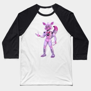 Funtime Foxy 3d FNAF Baseball T-Shirt